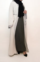 Load image into Gallery viewer, Inayat Grey Jumper Abaya

