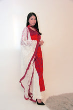 Load image into Gallery viewer, Rania Red Velvet Trouser Suit
